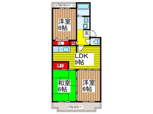 菱田ﾏﾝｼｮﾝの物件間取画像